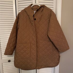 Old Navy Quilted Tan Women's Puffer Jacket